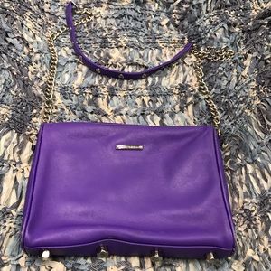 REBECCA MINKOFF Purple “5-Zip” Crossbody Bag